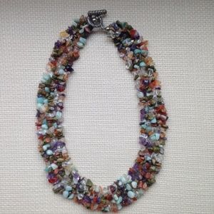Glass Stone Necklace